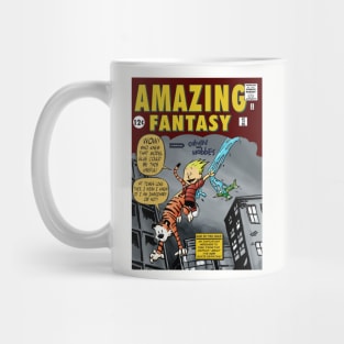 Calvin and his Amazing Friend Parody Mug